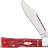 Case Knives Case Mini CopperLock Knife 31954 Dark Red Bone CV 61749LCV -knifecenter shop CA 31954