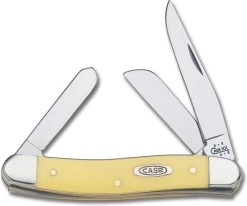 Case Knives Case Medium Stockman, Yellow CV, CA-35