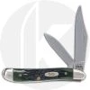 Case Knives Case Peanut Knife 03504 - Hunter Green Bone - 6220SS - Discontinued - BNIB