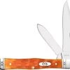 Case Knives Case Small Swell Center Jack Knife 35811 - Cayenne Bone - 6225 1 / 2SS