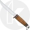Case Knives: Case Hunting Knife, 5" Finn With Leather Handle, CA-381