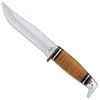 Case Knives: Case Hunting Knife, 5" Clip Blade With Leather Handle, CA-385 1 Case Knives: Case Hunting Knife, 5" Clip Blade With Leather Handle, CA-385 -knifecenter shop CA 385 1 94109