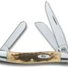 Case Knives Case Medium Stockman Knife, Amber Bone CV, CA-39 -knifecenter shop CA 39