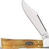 Case Knives Case Mini CopperLock Knife 47127 - Yellow Curly Oak - 71749LSS