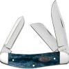 Case Knives Case Sowbelly Knife 52806 Smooth Mediterranean Blue Bone TB6339SS -knifecenter shop CA 52806