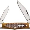 Case Knives Case Half Whittler Knife 52838 Jigged Antique Bone 6208SS