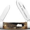 Case Knives Case Canoe Knife 05290 - Case Brothers - Genuine Stag - 52131SS - Discontinued - BNIB -knifecenter shop CA 5290