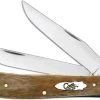 Case Knives Case Trapper Knife, Smooth Antique Bone, CA-58182