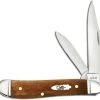 Case Knives Case Peanut Knife 58201 Smooth Antique Bone 6220SS