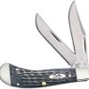 Case Knives Case Saddlehorn Knife 58417 Pocket Worn Gray Bone CV TB62110CV -knifecenter shop CA 58417