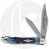Case Knives Case Peanut Knife 05970 - Limited Edition V - Jigged Navy Blue Bone - 6220SS - Discontinued - BNIB