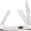 Case Knives Case Medium Stockman Knife 63961 - White Synthetic - 4318SS