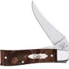 Case Knives Case RussLock Knife 64068 - Brown Maple Burl Wood - 71953LSS -knifecenter shop CA 64068