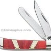 Case Knives Case Tiny Trapper Knife 06408 - Exotic Spiny Oyster - EX2154SS - Discontinued - BNIB -knifecenter shop CA 6408