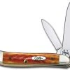 Case Knives: Case Peanut Knife, Pocket Worn Harvest Orange, CA-7404