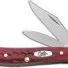 Case Knives Case Peanut, Pocket Worn Old Red Bone, CA-781 -knifecenter shop CA 781