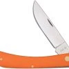 Case Knives Case Sod Buster Knife 80512 Smooth Orange Synthetic 4138SS