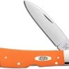 Case Knives Case Tribal Lock Knife 80513 Smooth Orange Synthetic TB412010LSS