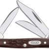 Case Knives Case Small Stockman, Brown Synthetic, CA-81