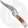 Case Knives Case RussLock Knife 90260 - Amber Bone SS - First Production Run - 61953LSS - Discontinued - BNIB -knifecenter shop CA 90260 FRONT