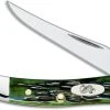 Case Knives: Case Pocket Worn Bermuda Green Small Texas Toothpick, CA-9722 -knifecenter shop CA 9722