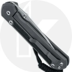 Chris Reeve Knives - Large Sebenza 31 Knife - L31-1200 - Stonewash Drop Point - Black Canvas Micarta / Titanium 7 Chris Reeve Knives - Large Sebenza 31 Knife - L31-1200 - Stonewash Drop Point - Black Canvas Micarta / Titanium -knifecenter shop CRK L31 1200 CLOSED BACK