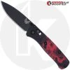 Benchmade Knives MODIFIED Benchmade Mini Bugout 533BK Knife + Custom Anodized AWT Scales -knifecenter shop KP 533BK1 12 OPEN FRONT 2