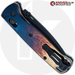 Benchmade Knives MODIFIED Benchmade Bugout 535BK Knife + KP Titanium Quasar Scales -knifecenter shop KP 535 17 CLOSED BACK