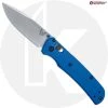 Benchmade Knives MODIFIED Benchmade Bugout 535 + AWT Anodized Cobalt Blue Aluminum Scales -knifecenter shop KP 535 18 OPEN