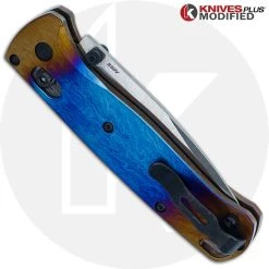 Benchmade Knives MODIFIED Benchmade Bugout 535 Knife + KP Titanium Super Nova Scales + KP Black Thumbstud & Standoffs 10 Benchmade Knives MODIFIED Benchmade Bugout 535 Knife + KP Titanium Super Nova Scales + KP Black Thumbstud & Standoffs -knifecenter shop KP 535 9 CLOSED BACK2