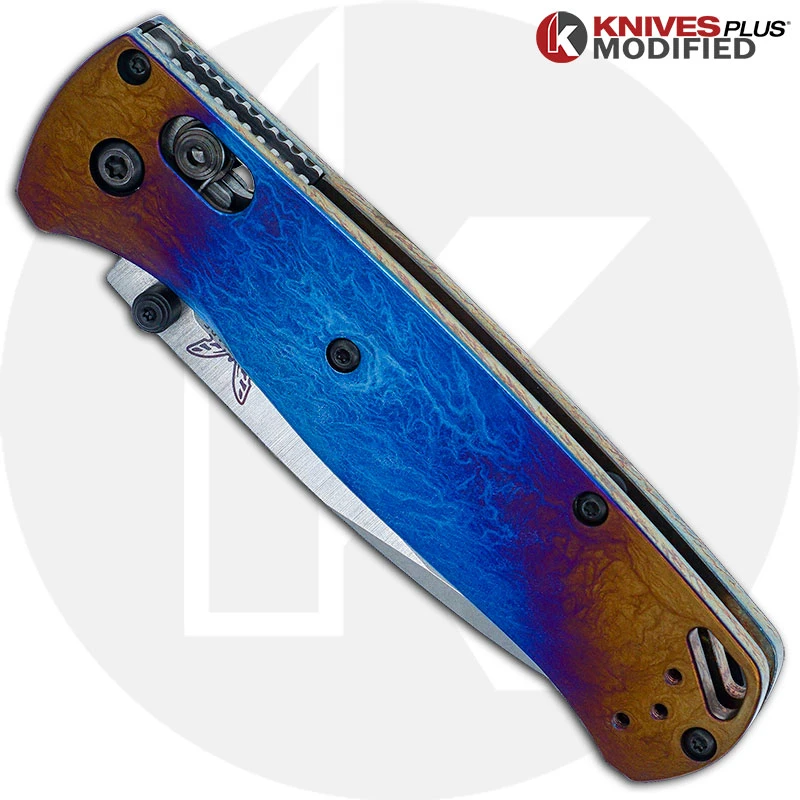 Benchmade Knives MODIFIED Benchmade Bugout 535 Knife + KP Titanium Super Nova Scales + KP Black Thumbstud & Standoffs 4 Benchmade Knives MODIFIED Benchmade Bugout 535 Knife + KP Titanium Super Nova Scales + KP Black Thumbstud & Standoffs - Image 2