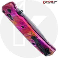 Benchmade Knives MODIFIED Benchmade Bugout 535 + AWT Archon Custom Anodized Scales + KP Black Thumbstud & Standoffs -knifecenter shop KP 535 AWT CUSTOM2 CLOSED BACK