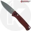 Benchmade Knives MODIFIED Benchmade Bugout 535GRY-1 Knife - Blood Red Rit Dye Handle -knifecenter shop KP 535GRY1 1 OPEN FRONT 2