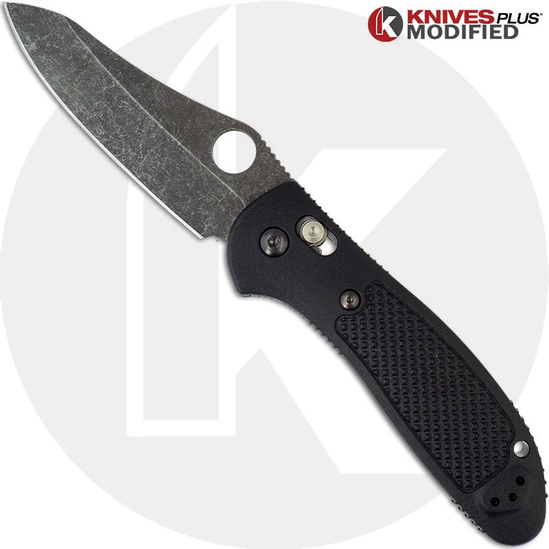 Benchmade Knives MODIFIED Benchmade Griptilian Knife 550HG - S30V - Acid Stonewash - Sheepsfoot 3 Benchmade Knives MODIFIED Benchmade Griptilian Knife 550HG - S30V - Acid Stonewash - Sheepsfoot