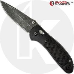 Benchmade Knives MODIFIED Benchmade Griptilian Knife 551 - S30V - Acid Stonewash - Drop Point