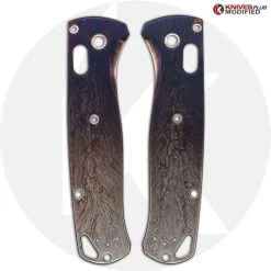 Benchmade Knives MODIFIED Benchmade Bugout 535BK Knife + KP Titanium Quasar Scales -knifecenter shop KP BUGOUT QUASAR FRONT 2