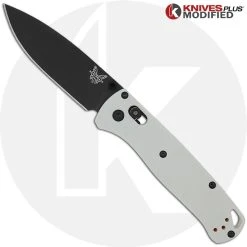Benchmade Knives MODIFIED Benchmade Bugout 535BK Knife + KP White Bone G10 Scales