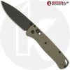 Benchmade Knives MODIFIED Benchmade Bugout 535 Knife + KP Desert Tan G10 Scales + KP Black Thumbstud & Standoffs + Cobalt Kinetics Green Cerakote