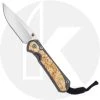 Chris Reeve Knives - Small Sebenza 31 Knife - S31-1108 - Stonewash Drop Point - Box Elder Burl / Blasted Titanium 1 Chris Reeve Knives - Small Sebenza 31 Knife - S31-1108 - Stonewash Drop Point - Box Elder Burl / Blasted Titanium -knifecenter shop S31 1108 OPEN FRONT