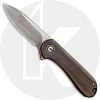 CIVIVI Knives CIVIVI Mini Elementum C18062Q-2 - Gray 14C28N - Black Hand Rub Copper And Gray Steel - Frame Lock - Flipper Folder - Key Ring 1 CIVIVI Knives CIVIVI Mini Elementum C18062Q-2 - Gray 14C28N - Black Hand Rub Copper And Gray Steel - Frame Lock - Flipper Folder - Key Ring -knifecenter shop WE C18062Q 2 Mini Elementum OPEN FRONT