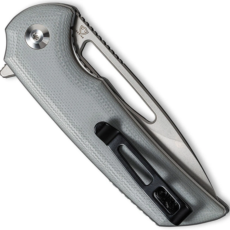 CIVIVI Knives CIVIVI Odium Knife C2010A - Stonewash D2 Drop Point - Gray G10 - Liner Lock Flipper Folder 5 CIVIVI Knives CIVIVI Odium Knife C2010A - Stonewash D2 Drop Point - Gray G10 - Liner Lock Flipper Folder - Image 3