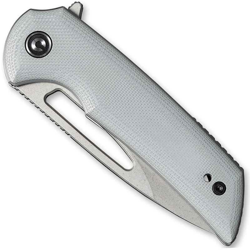 CIVIVI Knives CIVIVI Odium Knife C2010A - Stonewash D2 Drop Point - Gray G10 - Liner Lock Flipper Folder 4 CIVIVI Knives CIVIVI Odium Knife C2010A - Stonewash D2 Drop Point - Gray G10 - Liner Lock Flipper Folder - Image 2