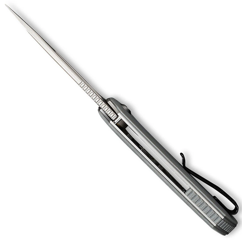 CIVIVI Knives CIVIVI Odium Knife C2010A - Stonewash D2 Drop Point - Gray G10 - Liner Lock Flipper Folder 6 CIVIVI Knives CIVIVI Odium Knife C2010A - Stonewash D2 Drop Point - Gray G10 - Liner Lock Flipper Folder - Image 4