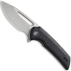 CIVIVI Knives CIVIVI Odium Knife C2010D - Stonewash D2 Drop Point - Black G10 - Liner Lock Flipper Folder