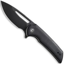 CIVIVI Knives CIVIVI Odium Knife C2010E - Black Stonewash D2 Drop Point - Black G10 - Liner Lock Flipper Folder