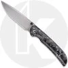 CIVIVI Knives CIVIVI Imperium C2106B - Stonewash Nitro-V - Shredded Carbon Fiber And Silvery Shred Resin - Liner Lock - Front Flipper Folder -knifecenter shop WE C2106B Imperium OPEN FRONT
