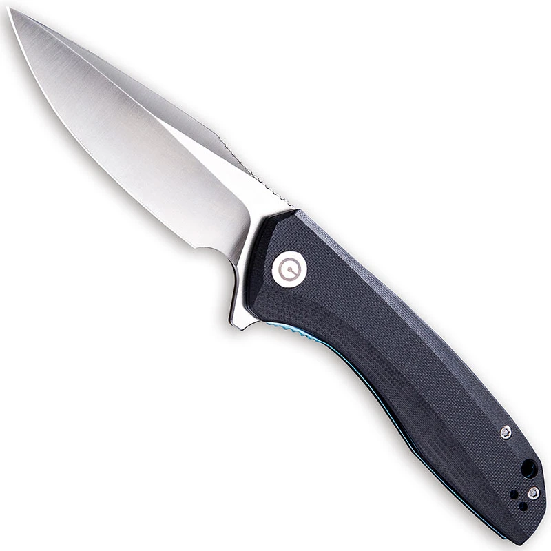 CIVIVI Knives CIVIVI Baklash Knife C801C - Satin Drop Point - Black G10 - Liner Lock Flipper Folder 3 CIVIVI Knives CIVIVI Baklash Knife C801C - Satin Drop Point - Black G10 - Liner Lock Flipper Folder