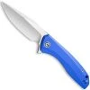 CIVIVI Knives CIVIVI Baklash Knife C801F - Satin Drop Point - Blue G10 - Liner Lock Flipper Folder -knifecenter shop WE C801F OPEN FRONT