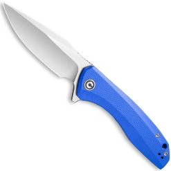CIVIVI Knives CIVIVI Baklash Knife C801F - Satin Drop Point - Blue G10 - Liner Lock Flipper Folder