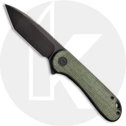 CIVIVI Knives CIVIVI Elementum C907T-E - Black Stonewash D2 Tanto - Green Micarta - Liner Lock - Flipper Folder